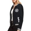 Angel Grove High School Black Ranger Women's Bomber Jacket (AOP) 06 Black Women's Bomber Jacket-Mighty-Morphing-Power-Rangers-Power-Coin-chucks-morpher-Hero-Zack-Taylor-Mastadon-Black-Ranger-Dinozord-Black-African-Elephant-Mastodon-Power-Coin