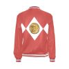 Red-White-Bomber-Jacket-Mighty-Morphing-Power-Rangers-Power-Coin-anti-hero-Red-Ranger-Tyrannosaurs-Zord-Tyrannosaurs Coin-Jason-Lee-Scott-Tyrannosaurs-Red-T-rex-t rex-trex