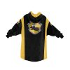 Hufflepuff sherpa fleece Robe-at-Hogwarts-School-of-Witchcraft-and-Wizardry-Sorting Hat-medieval witch Helga Hufflepuff-inclusive-valuing-hard-work-dedication-patience-loyalty-fair play-The emblematic animal was a badger-yellow and black-house-colours-The Head of Hufflepuff was Pomona Sprout-the Fat Friar was the House's patron ghost-corresponded roughly to the element of earth-yellow-wheat-black-soil-point hourglass contained yellow diamonds-Students-sorted-into-Hufflepuff-demonstrated-strong abilities in Herbology