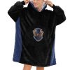 Ravenclaw sherpa fleece Robe-at-Hogwarts-School-of-Witchcraft-and-Wizardry-Sorting Hat-witch Rowena Ravenclaw wit-learning-wisdom-The-emblematic-animal-eagle-blue and bronze-colours-Filius Flitwick-House ghost the Grey Lady-Helena Ravenclaw-daughter of Rowena-element of air-sky-eagle feathers-hourglass contained blue sapphires