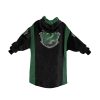 Black-Snake Slytherin Sherpa Fleece House Robe Cloak-Image-02 Slytherin sherpa fleece Robe-House-at-Hogwarts-School-of-Witchcraft-and-Wizardry-Salazar Slytherin-Sorting Hat-cunning-resourcefulness-leadership-and-ambition-Draco Malfoy-Merula Snyde-Pansy Parkinson-Tom Riddle-the Death Eaters-pure-blood-students-Muggle-born-emblematic-animal-snake-colours-green-silver-Horace Slughorn-Severus Snape-patron ghost-Bloody Baron-element-of-water-serpents-sea-lochs-European-mythology-physically-fluid-and-flexible-in-Celtic mythology-water-is-a portal-to-another-world-wizarding-society