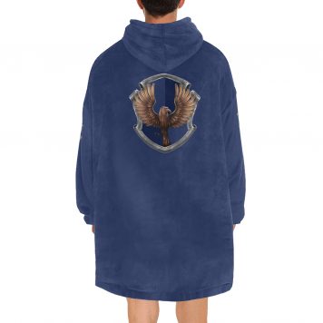 Ravenclaw sherpa fleece Robe-at-Hogwarts-School-of-Witchcraft-and-Wizardry-Sorting Hat-witch Rowena Ravenclaw wit-learning-wisdom-The-emblematic-animal-eagle-blue and bronze-colours-Filius Flitwick-House ghost the Grey Lady-Helena Ravenclaw-daughter of Rowena-element of air-sky-eagle feathers-hourglass contained blue sapphires.