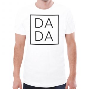 Chic DaDa & MaMa family matching tees Relaxed Fit Short Sleeve T-Shirt women's Top men's tops