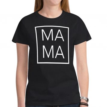 Mama Tees T-Shirt Tops Chic DaDa & MaMa family matching tees Relaxed Fit Short Sleeve T-Shirt women's Top men's tops