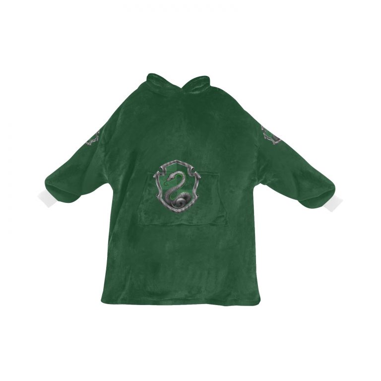 Slytherin sherpa fleece Robe-House-at-Hogwarts-School-of-Witchcraft-and-Wizardry-Salazar Slytherin-Sorting Hat-cunning-resourcefulness-leadership-and-ambition-Draco Malfoy-Merula Snyde-Pansy Parkinson-Tom Riddle-the Death Eaters-pure-blood-students-Muggle-born-emblematic-animal-snake-colours-green-silver-Horace Slughorn-Severus Snape-patron ghost-Bloody Baron-element-of-water-serpents-sea-lochs-European-mythology-physically-fluid-and-flexible-in-Celtic mythology-water-is-a portal-to-another-world-wizarding-society