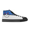 Great Ball Poké High Top Shoes High Top Shoes Chuck-Taylors-chucks-Poké-Ball-PokéBall-pokeball-poke-ball-balls-catch-red-charizard-pikachu-generation-catch-rate-catch-em-all