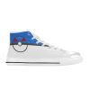 Great Ball Poké High Top Shoes High Top Shoes Chuck-Taylors-chucks-Poké-Ball-PokéBall-pokeball-poke-ball-balls-catch-red-charizard-pikachu-generation-catch-rate-catch-em-all
