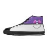 Master Ball Poké Purple High Top Shoes High Top Shoes Chuck-Taylors-chucks-Poké-Ball-PokéBall-pokeball-poke-ball-balls-catch-red-charizard-pikachu-generation-catch-rate-catch-em-all