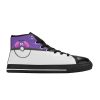 Master Ball Poké Purple High Top Shoes High Top Shoes Chuck-Taylors-chucks-Poké-Ball-PokéBall-pokeball-poke-ball-balls-catch-red-charizard-pikachu-generation-catch-rate-catch-em-all