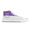 Master Ball Poké Purple High Top Shoes High Top Shoes Chuck-Taylors-chucks-Poké-Ball-PokéBall-pokeball-poke-ball-balls-catch-red-charizard-pikachu-generation-catch-rate-catch-em-all