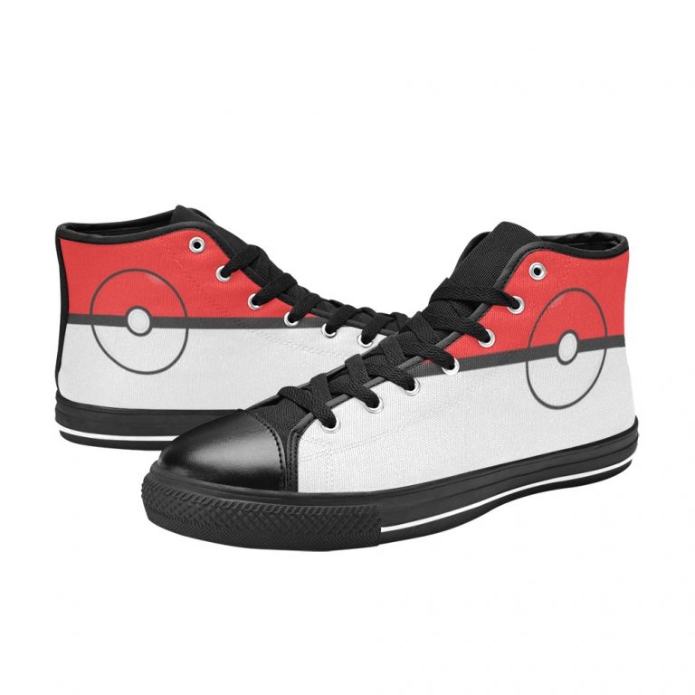 Standard Poké Balls High Top Shoes Chuck-Taylors-chucks-Poké-Ball-PokéBall-pokeball-poke-ball-balls-catch-red-charizard-pikachu-generation-catch-rate-catch-em-all