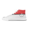 Pokeball-Capsule-Poke-Ball-Red-and-white-High-Top-Shoes-01 Standard Poké Balls High Top Shoes Chuck-Taylors-chucks-Poké-Ball-PokéBall-pokeball-poke-ball-balls-catch-red-charizard-pikachu-generation-catch-rate-catch-em-all