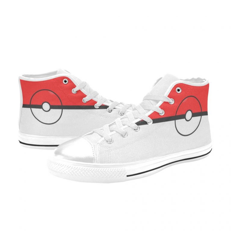 Standard Poké Balls High Top Shoes Chuck-Taylors-chucks-Poké-Ball-PokéBall-pokeball-poke-ball-balls-catch-red-charizard-pikachu-generation-catch-rate-catch-em-all
