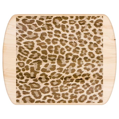 Leopard Print Cutting Board, Tempered Glass and Hardwood: Elevate your culinary experience with a touch of wild sophistication. This stylish cutting board features a striking leopard print design and is available in tempered glass (rectangular 8x11, 11x15; round 7.9 inches) or hardwood (maple, walnut, 8x11, 5.5x8). Durable, scratch and stain-resistant, hygienic non-porous surface, textured for optimal chopping, gentle on knives. Non-slip rubber feet ensure stability, easy to clean. Perfect for professional chefs and home cooks, this board is a versatile and bold statement piece for any kitchen.