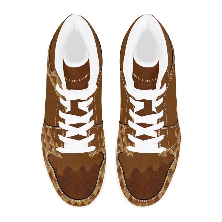 Ice Cream Waffle Cone Sneakers Ice Cream Waffle Cone Sneakers • Rubble outsole, tough enough to wear for a long time.• Breathable Mesh fabric lining, wearing soft and comfortable.