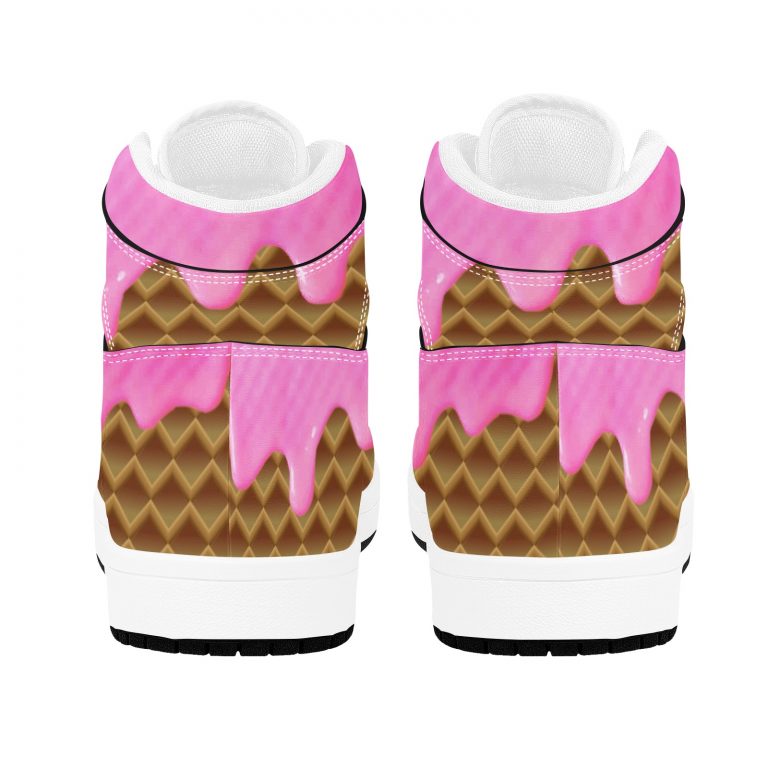 Ice Cream Waffle Cone Sneakers Ice Cream Waffle Cone Sneakers • Rubble outsole, tough enough to wear for a long time.• Breathable Mesh fabric lining, wearing soft and comfortable.