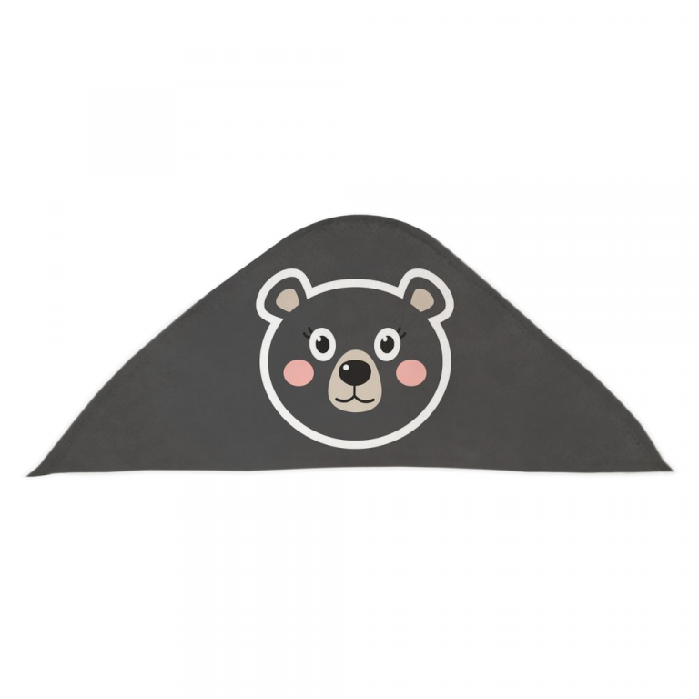 Animal Fleece Hooded Baby Towels Cub Black Bear "Wrap your baby in cozy warmth with our adorable Baby Animal Fleece Hooded Baby Towels! Made from soft fleece, these towels offer optimal comfort and absorbency. Choose from a variety of cute animal designs. Perfect for creating precious bath time memories. Shop now at Abundifind.com!"