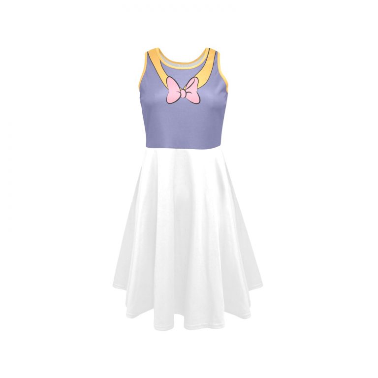 Designed for mothers and daughters who appreciate timeless fashion, this Daisy Duck Sailor's Uniform Dress Set is a true testament to the artistry and attention to detail that sets Abundifind apart.