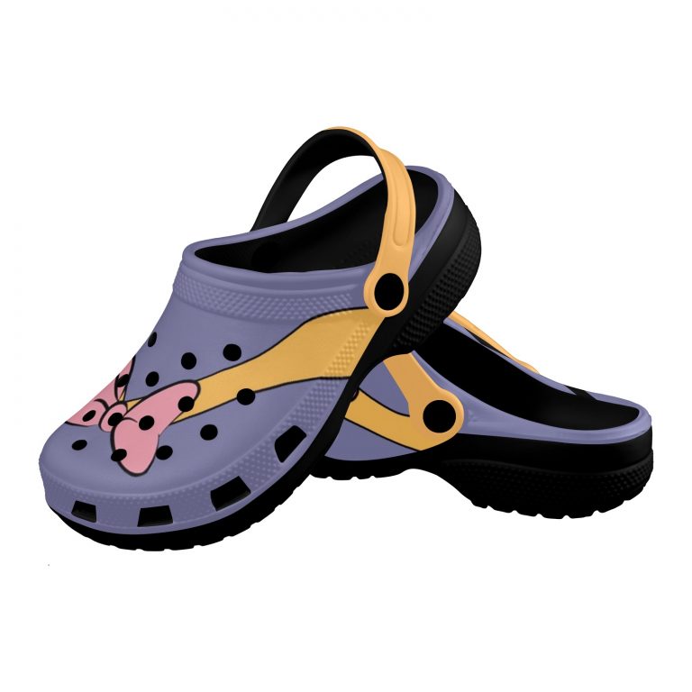 Daisy Duck Sailor's Crocs are made from advanced EVA material, lightweight & flexible Features ventilation holes, Supportive insole.