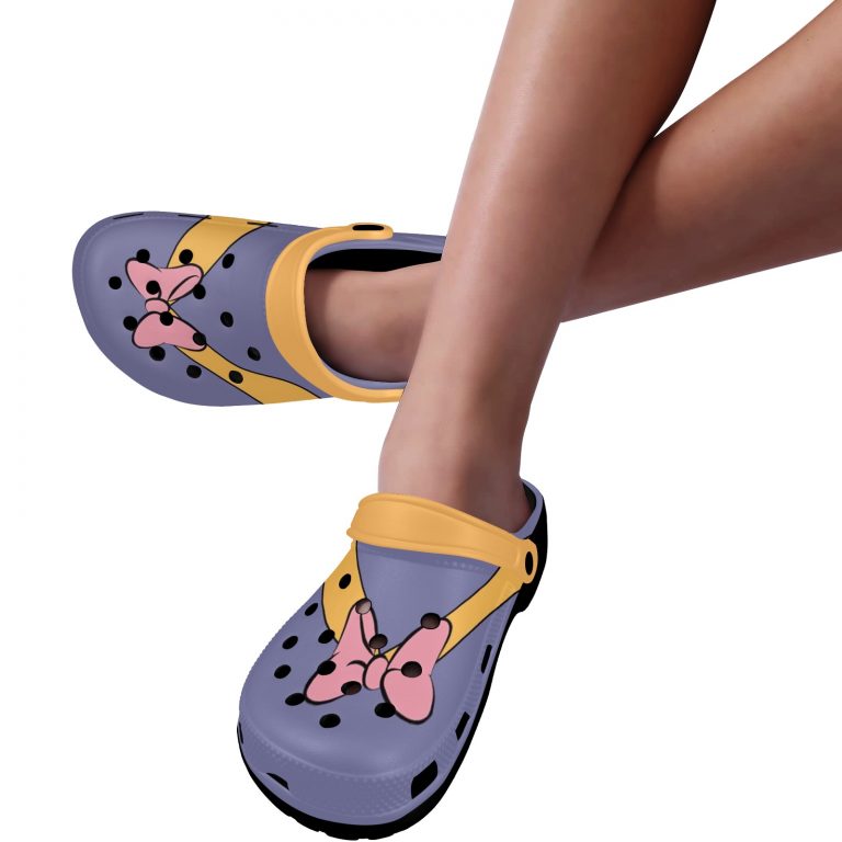 Daisy Duck Sailor's Crocs are made from advanced EVA material, lightweight & flexible Features ventilation holes, Supportive insole.