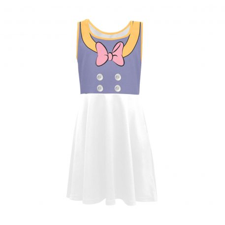 Designed for mothers and daughters who appreciate timeless fashion, this Daisy Duck Sailor's Uniform Dress Set is a true testament to the artistry and attention to detail that sets Abundifind apart.