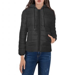 A premium Women's Padded Hooded Jacket in a sleek design, combining style and warmth. Superior to Zavetti Canada jackets and even the renowned Canada Goose brand, The jacket features a carefully crafted hood and quilted lining for maximum insulation and protection against the cold. It offers exceptional comfort with a zipper closure and two convenient pouch pockets. The high-quality Mercerized cotton padded lining ensures a luxurious and cozy womens winter coats experience. The jacket's vibrant color design remains vivid even after multiple machine washes, guaranteeing long-lasting appeal. Elevate your outerwear collection with this statement piece that reflects your unique personality.