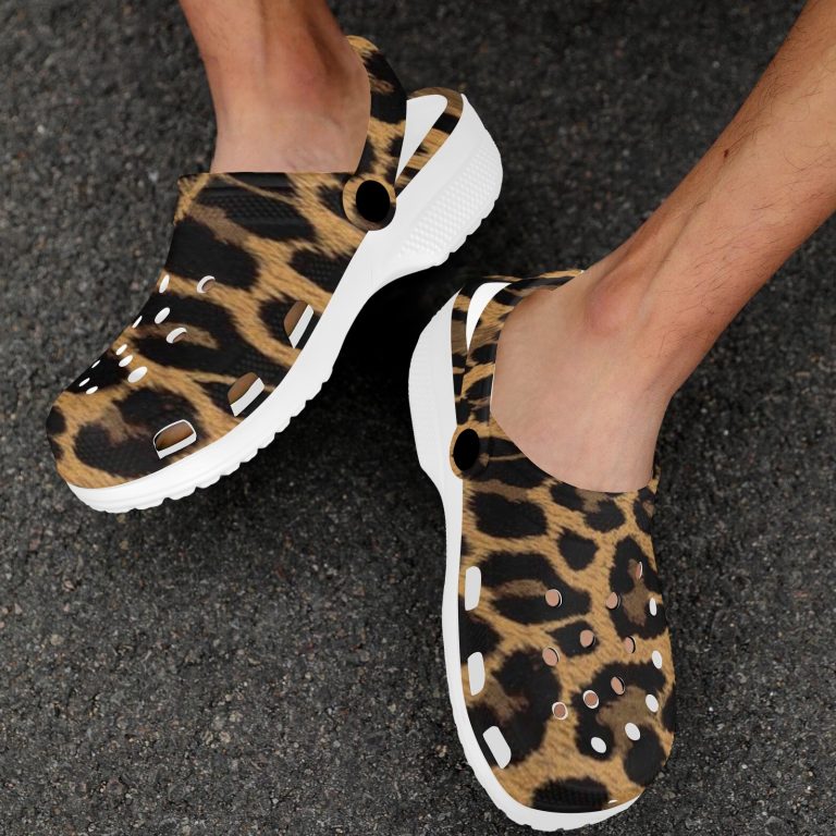 Introducing our Animal Print Premium EVA Cloggs, a superior alternative to Crocs that will leave you feeling confident in their unmatched quality. Here's why: • Like Crocs our Clogs are made from advanced EVA material, lightweight and flexible. • Slip-on style, easy put on and take off. • Features ventilation holes, easy and quick to drain moisture and debris. • Features heel strap for a secure fit, two ways to wear it. • Supportive insole makes your feet comfortable for a long time. • Easy to clean with soap and water.
