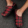 Plaid Bespoke Custom Premium EVA Clog Crocs Image 02 Plaid Superior Comfort Clogs in Red, Blue and Green Plaid alternative to Crocs exclusive collection offering durability, ventilation and a secure fit.