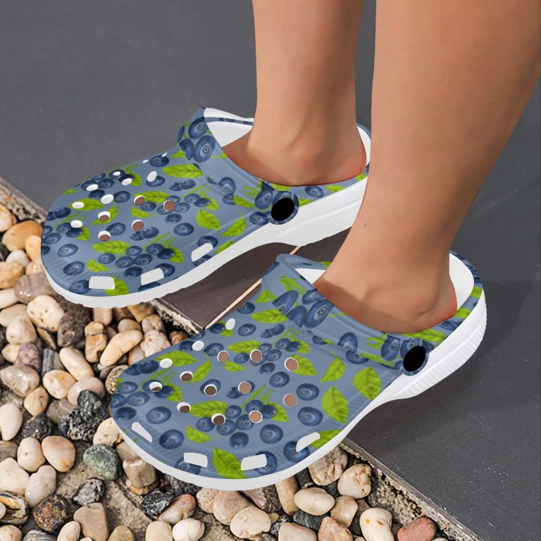 Abundifind Crocs - Waterproof, dirt-resistant, and breathable foam lounge shoes with vibrant fruit-inspired prints. Find the perfect pair in Apple, Cherry, Blueberry, Lemon, and Pear designs.