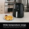 Experience culinary excellence with the Ninja AF101 Air Fryer from Abundifind. This versatile kitchen companion delivers healthier meals with crisp, roasted, reheated, and dehydrated options. With a 4-quart capacity, it's perfect for family cooking and fits up to 2 lbs of French fries. Reduce fat content by up to 75% compared to traditional frying methods, enjoying guilt-free indulgence while maintaining a balanced diet. The wide temperature range, from 105°F to 400°F, provides precise control for gentle dehydration or achieving a perfect, crispy finish. Choose from four cooking programs — Air Fry, Roast, Reheat, and Dehydrate — to unleash your culinary creativity. Dishwasher-safe parts and easy-to-clean exterior make maintenance a breeze. The purchase includes the Shark Air Fryer, a 4 Quart Nonstick Basket, Crisper Plate, and a 20-recipe booklet. Elevate your cooking experience and invest in the Ninja Air Fryer from Abundifind, where quality meets innovation.