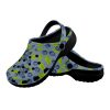 Abundifind Crocs - Waterproof, dirt-resistant, and breathable foam lounge shoes with vibrant fruit-inspired prints. Find the perfect pair in Apple, Cherry, Blueberry, Lemon, and Pear designs.
