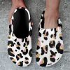 Introducing our Animal Print Premium EVA Cloggs, a superior alternative to Crocs that will leave you feeling confident in their unmatched quality. Here's why: • Like Crocs our Clogs are made from advanced EVA material, lightweight and flexible. • Slip-on style, easy put on and take off. • Features ventilation holes, easy and quick to drain moisture and debris. • Features heel strap for a secure fit, two ways to wear it. • Supportive insole makes your feet comfortable for a long time. • Easy to clean with soap and water.