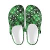 Plaid Bespoke Custom Premium EVA Clog Crocs Image 34 Plaid Superior Comfort Clogs in Red, Blue and Green Plaid alternative to Crocs exclusive collection offering durability, ventilation and a secure fit.