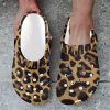 Introducing our Animal Print Premium EVA Cloggs, a superior alternative to Crocs that will leave you feeling confident in their unmatched quality. Here's why: • Like Crocs our Clogs are made from advanced EVA material, lightweight and flexible. • Slip-on style, easy put on and take off. • Features ventilation holes, easy and quick to drain moisture and debris. • Features heel strap for a secure fit, two ways to wear it. • Supportive insole makes your feet comfortable for a long time. • Easy to clean with soap and water.