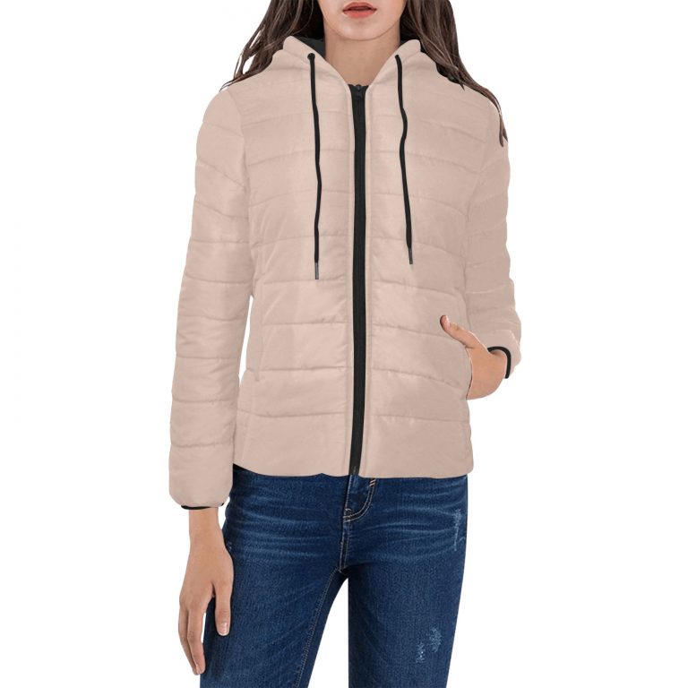 A premium Women's Padded Hooded Jacket in a sleek design, combining style and warmth. Superior to Zavetti Canada jackets and even the renowned Canada Goose brand, The jacket features a carefully crafted hood and quilted lining for maximum insulation and protection against the cold. It offers exceptional comfort with a zipper closure and two convenient pouch pockets. The high-quality Mercerized cotton padded lining ensures a luxurious and cozy womens winter coats experience. The jacket's vibrant color design remains vivid even after multiple machine washes, guaranteeing long-lasting appeal. Elevate your outerwear collection with this statement piece that reflects your unique personality.