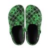 Plaid Bespoke Custom Premium EVA Clog Crocs Image 23 Plaid Superior Comfort Clogs in Red, Blue and Green Plaid alternative to Crocs exclusive collection offering durability, ventilation and a secure fit.