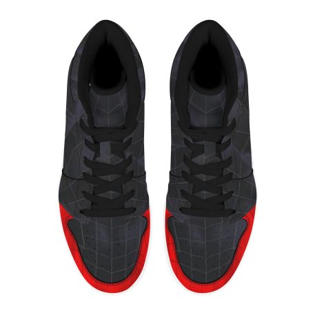 Embark on a thrilling journey into the Spider-Verse with our Spider Miles Graffiti Synthetic Leather shoes. These shoes pay homage to the iconic Spider-Man from Marvel Comics, a beloved Super Hero and the alter egos of Miles Morales and Peter Parker. Designed with graffiti paint and web-inspired aesthetics, these shoes capture the essence of the Spider-Verse. Crafted from synthetic leather, they offer a cruelty-free and eco-conscious alternative to genuine leather. Suitable for streetwear and casual occasions, these shoes feature a durable rubble outsole for long-lasting wear. The breathable mesh fabric lining ensures softness and comfort. Hand wash only for proper maintenance. Join the Spider-Verse in style and contribute to a sustainable future with these extraordinary shoes.