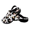 Introducing our Animal Print Premium EVA Cloggs, a superior alternative to Crocs that will leave you feeling confident in their unmatched quality. Here's why: • Like Crocs our Clogs are made from advanced EVA material, lightweight and flexible. • Slip-on style, easy put on and take off. • Features ventilation holes, easy and quick to drain moisture and debris. • Features heel strap for a secure fit, two ways to wear it. • Supportive insole makes your feet comfortable for a long time. • Easy to clean with soap and water.