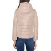A premium Women's Padded Hooded Jacket in a sleek design, combining style and warmth. Superior to Zavetti Canada jackets and even the renowned Canada Goose brand, The jacket features a carefully crafted hood and quilted lining for maximum insulation and protection against the cold. It offers exceptional comfort with a zipper closure and two convenient pouch pockets. The high-quality Mercerized cotton padded lining ensures a luxurious and cozy womens winter coats experience. The jacket's vibrant color design remains vivid even after multiple machine washes, guaranteeing long-lasting appeal. Elevate your outerwear collection with this statement piece that reflects your unique personality.