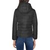 A premium Women's Padded Hooded Jacket in a sleek design, combining style and warmth. Superior to Zavetti Canada jackets and even the renowned Canada Goose brand, The jacket features a carefully crafted hood and quilted lining for maximum insulation and protection against the cold. It offers exceptional comfort with a zipper closure and two convenient pouch pockets. The high-quality Mercerized cotton padded lining ensures a luxurious and cozy womens winter coats experience. The jacket's vibrant color design remains vivid even after multiple machine washes, guaranteeing long-lasting appeal. Elevate your outerwear collection with this statement piece that reflects your unique personality.