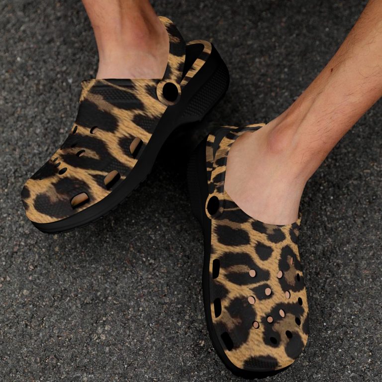 Introducing our Animal Print Premium EVA Cloggs, a superior alternative to Crocs that will leave you feeling confident in their unmatched quality. Here's why: • Like Crocs our Clogs are made from advanced EVA material, lightweight and flexible. • Slip-on style, easy put on and take off. • Features ventilation holes, easy and quick to drain moisture and debris. • Features heel strap for a secure fit, two ways to wear it. • Supportive insole makes your feet comfortable for a long time. • Easy to clean with soap and water.