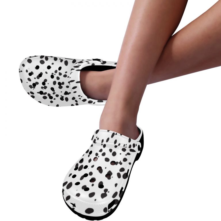 Introducing our Animal Print Premium EVA Cloggs, a superior alternative to Crocs that will leave you feeling confident in their unmatched quality. Here's why: • Like Crocs our Clogs are made from advanced EVA material, lightweight and flexible. • Slip-on style, easy put on and take off. • Features ventilation holes, easy and quick to drain moisture and debris. • Features heel strap for a secure fit, two ways to wear it. • Supportive insole makes your feet comfortable for a long time. • Easy to clean with soap and water.