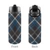 Custom Sports Water Bottle with Straw Lid - Premium stainless steel construction ensures durability and non-toxicity. Flip straw lid design for convenient opening and closing. Durable folding handle for easy portability at the gym. Double wall insulation keeps drinks warm or cold for a longer duration. Large 18 Oz capacity suitable for various occasions. Hand wash ONLY with soapy hot water for maintenance.