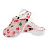 Abundifind Crocs - Waterproof, dirt-resistant, and breathable foam lounge shoes with vibrant fruit-inspired prints. Find the perfect pair in Apple, Cherry, Blueberry, Lemon, and Pear designs.