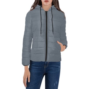 A premium Women's Padded Hooded Jacket in a sleek design, combining style and warmth. Superior to Zavetti Canada jackets and even the renowned Canada Goose brand, The jacket features a carefully crafted hood and quilted lining for maximum insulation and protection against the cold. It offers exceptional comfort with a zipper closure and two convenient pouch pockets. The high-quality Mercerized cotton padded lining ensures a luxurious and cozy womens winter coats experience. The jacket's vibrant color design remains vivid even after multiple machine washes, guaranteeing long-lasting appeal. Elevate your outerwear collection with this statement piece that reflects your unique personality.