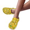 Abundifind Crocs - Waterproof, dirt-resistant, and breathable foam lounge shoes with vibrant fruit-inspired prints. Find the perfect pair in Apple, Cherry, Blueberry, Lemon, and Pear designs.