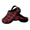 Plaid Bespoke Custom Premium EVA Clog Crocs Image 06 Plaid Superior Comfort Clogs in Red, Blue and Green Plaid alternative to Crocs exclusive collection offering durability, ventilation and a secure fit.