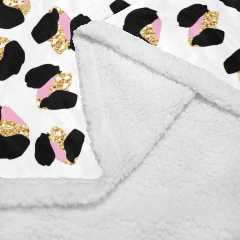 Introducing the Abundifind's Animal Print Premium Sherpa Fleece Blanket: Where Functionality Meets Wild Style! Experience the perfect blend of functionality and style with our Animal Print Premium Sherpa Fleece Blanket. Available in a range of captivating designs including Cheetah Print, Cow Print, Leopard Print, and Rose Leopard Print, this blanket is designed to enhance your overall comfort and elevate your snuggling experience. Not only that, but our blankets are built to last, ensuring they can withstand the demands of your daily routine without compromising on performance. Here's what makes our blanket truly special: - Thermally Efficient Sherpa Fleece: Crafted from thermally efficient Sherpa fleece, our blanket offers a wide range of benefits. Whether it's providing exceptional warmth or insulating you from chilly weather, you can rely on the soft and cozy Sherpa fleece to keep you snug and comfortable. - Exceptional Durability: We understand that a long-lasting blanket is essential. Our blankets are built to withstand the test of time, ensuring they maintain their quality and performance no matter how frequently you use them. - Stylish Animal Print Designs: Animal prints are known for their bold and adventurous style. Our Animal Print Premium Sherpa Fleece Blankets feature captivating designs, including Cheetah Print, Cow Print, Leopard Print, and Rose Leopard Print. Add a touch of wildness to your space and showcase your unique style with these eye-catching prints. - Cozy One-Sided Print and Plush Backside: The one-sided print of our blanket showcases the captivating animal print design, while the plush backside enhances the overall comfort and cosiness, enveloping you in warmth and luxury. Wrap yourself in the comfort and style of the "Abundifind's Animal Print Premium Sherpa Fleece Blanket". Whether you're seeking to elevate your snuggling experience, add a touch of wildness to your space, or simply appreciate the durability and warmth of Sherpa fleece, this blanket is the perfect choice. Embrace the functionality and wild style it offers, and enjoy the cozy comfort it brings to your daily routine. .: 100% Sherpa fleece .: One-sided print .: Plush backside .: Animal Print Premium Sherpa Fleece Blanket