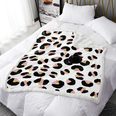 Introducing the Abundifind's Animal Print Premium Sherpa Fleece Blanket: Where Functionality Meets Wild Style! Experience the perfect blend of functionality and style with our Animal Print Premium Sherpa Fleece Blanket. Available in a range of captivating designs including Cheetah Print, Cow Print, Leopard Print, and Rose Leopard Print, this blanket is designed to enhance your overall comfort and elevate your snuggling experience. Not only that, but our blankets are built to last, ensuring they can withstand the demands of your daily routine without compromising on performance. Here's what makes our blanket truly special: - Thermally Efficient Sherpa Fleece: Crafted from thermally efficient Sherpa fleece, our blanket offers a wide range of benefits. Whether it's providing exceptional warmth or insulating you from chilly weather, you can rely on the soft and cozy Sherpa fleece to keep you snug and comfortable. - Exceptional Durability: We understand that a long-lasting blanket is essential. Our blankets are built to withstand the test of time, ensuring they maintain their quality and performance no matter how frequently you use them. - Stylish Animal Print Designs: Animal prints are known for their bold and adventurous style. Our Animal Print Premium Sherpa Fleece Blankets feature captivating designs, including Cheetah Print, Cow Print, Leopard Print, and Rose Leopard Print. Add a touch of wildness to your space and showcase your unique style with these eye-catching prints. - Cozy One-Sided Print and Plush Backside: The one-sided print of our blanket showcases the captivating animal print design, while the plush backside enhances the overall comfort and cosiness, enveloping you in warmth and luxury. Wrap yourself in the comfort and style of the "Abundifind's Animal Print Premium Sherpa Fleece Blanket". Whether you're seeking to elevate your snuggling experience, add a touch of wildness to your space, or simply appreciate the durability and warmth of Sherpa fleece, this blanket is the perfect choice. Embrace the functionality and wild style it offers, and enjoy the cozy comfort it brings to your daily routine. .: 100% Sherpa fleece .: One-sided print .: Plush backside .: Animal Print Premium Sherpa Fleece Blanket