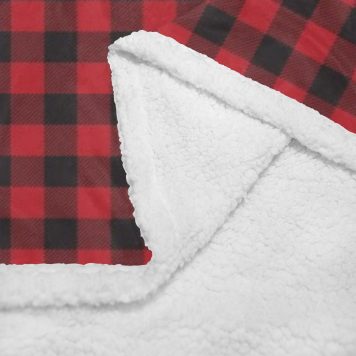 Introducing the Abundifind's Plaid Premium Sherpa Fleece Blanket: Where Functionality Meets Style! Experience the perfect blend of functionality and style with our Plaid Premium Sherpa Fleece Blanket, available in Black, Blue, Green, Pink or Red. Designed to enhance your overall comfort, this blanket brings a host of benefits that will elevate your snuggling experience. Not only that, but our blankets are built to last, ensuring they can withstand the demands of your daily routine without compromising on performance. Here's what makes our blanket truly special: - Thermally Efficient Sherpa Fleece: Our blanket is crafted from thermally efficient Sherpa fleece, which offers a wide range of benefits. Whether it's providing exceptional warmth or insulating you from chilly weather, you can rely on the soft and cozy Sherpa fleece to keep you snug and comfortable. - Exceptional Durability: We understand the importance of a long-lasting blanket. That's why our blankets are built to withstand the test of time. No matter how frequently you use them, our blankets will maintain their quality and performance. - Stylish Plaid Design: Plaid patterns have a rich history associated with different cultures and traditions. In Scottish culture, specific tartan plaids represent different clans or families, connecting individuals to their heritage and ancestry. Emotionally, plaid patterns can evoke different feelings based on personal experiences and cultural associations. In fashion and interior design, plaid patterns add visual interest and character to garments, accessories, and home decor. Our Plaid Premium Sherpa Fleece Blanket showcases a timeless plaid design that adds a touch of style to any setting. - Cozy One-Sided Print and Plush Backside: The one-sided print of our blanket features the captivating plaid pattern, while the plush backside enhances the overall comfort and cosiness. Wrap yourself in the comfort and style of the "Abundifind's Plaid Premium Sherpa Fleece Blanket." Whether you're looking to elevate your snuggling experience, add a touch of visual interest to your space, or simply appreciate the durability and warmth of Sherpa fleece, this blanket is the perfect choice. Embrace the functionality and style it offers, and enjoy the cozy comfort it brings to your daily routine. .: 100% sherpa fleece .: One-sided print .: Plush backside .: Plaid Premium Sherpa Fleece Blanket